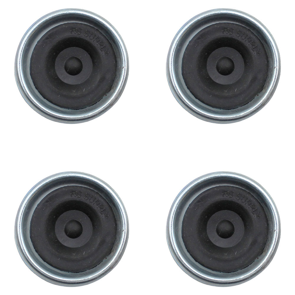 (Qty 4) 1.98" Dust Cap Grease Cover Dexter Alko Trailer Camper RV Axle Hub DC200