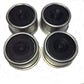 Four 1.98" Axle Hub Rubber Plug Dust Cap Grease Cover Dexter Trailer Axle Hub