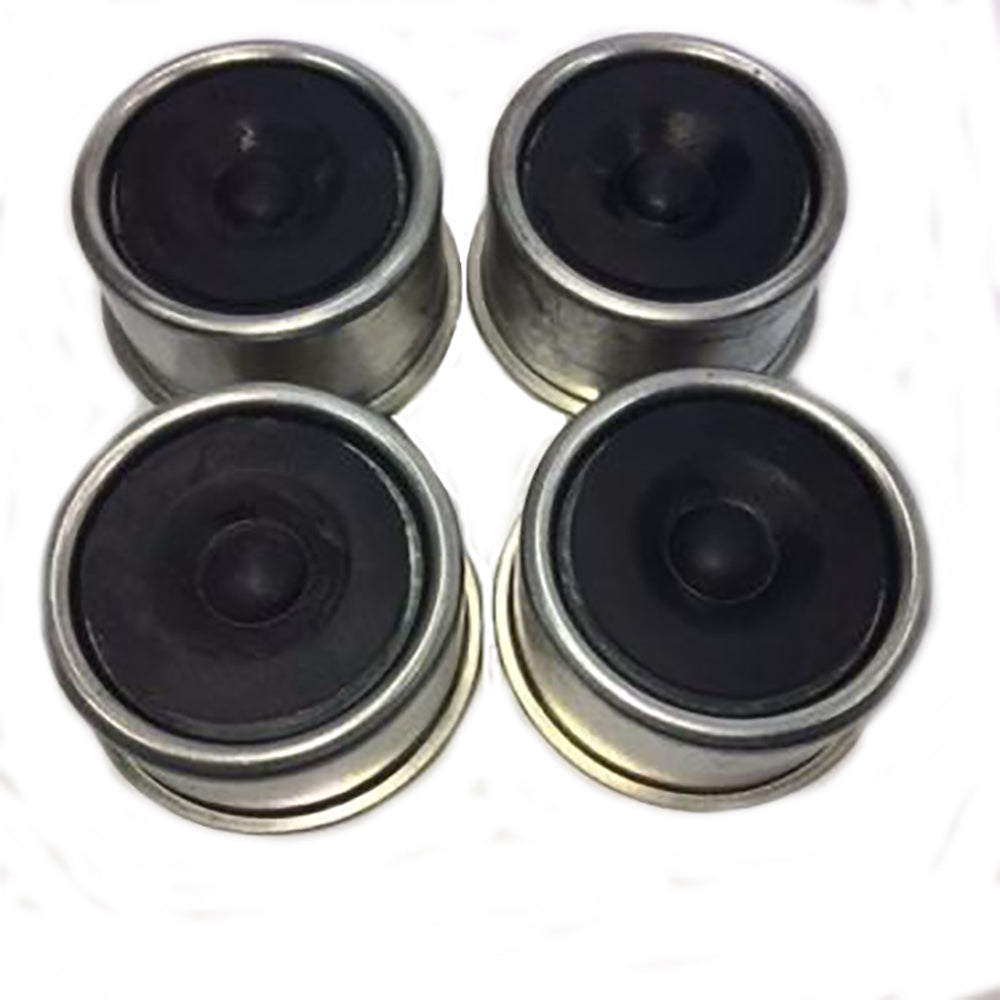 Four 1.98" Axle Hub Rubber Plug Dust Cap Grease Cover Dexter Trailer Axle Hub