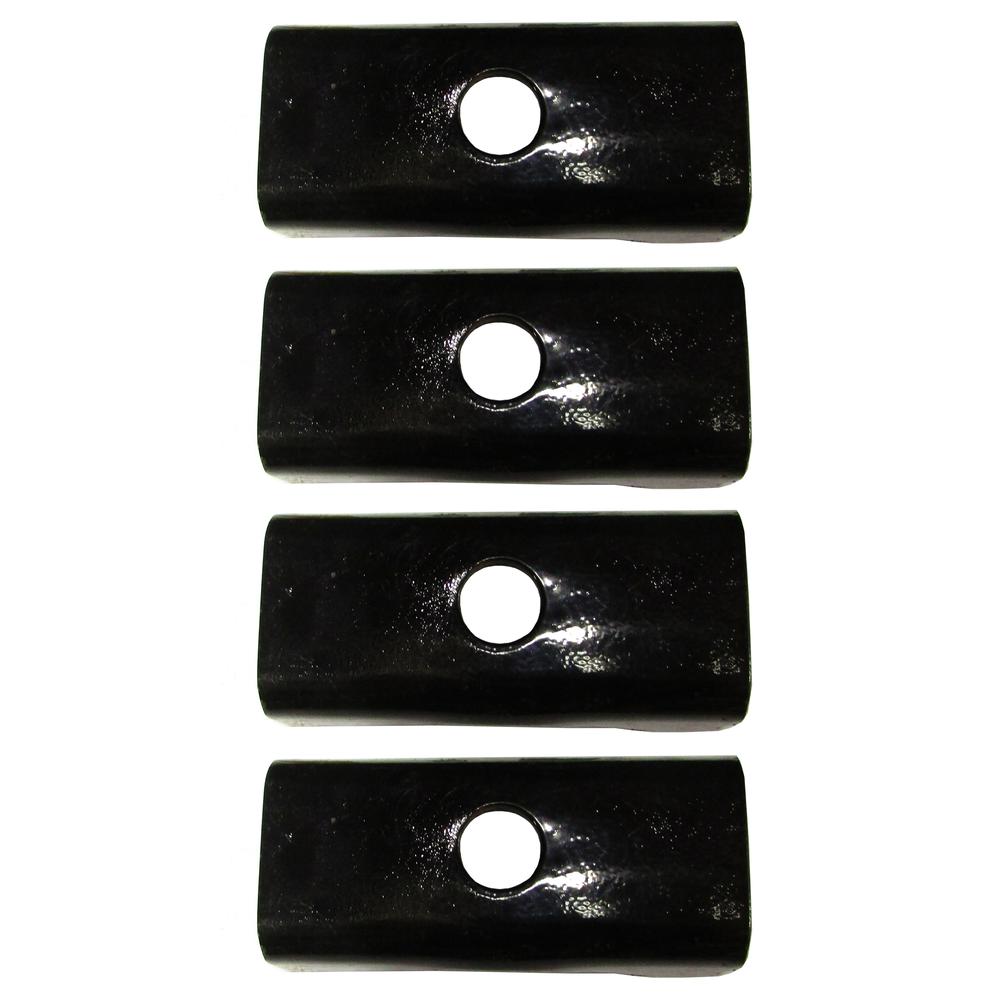 (4) Trailer Axle Spring Perches/Seats for 2-3/8" 3500# Round Axle Tube Mount Pad