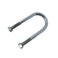 6" Long U-bolt w 2 Locking Nuts for Trailers with 2-3/8" Round Axles
