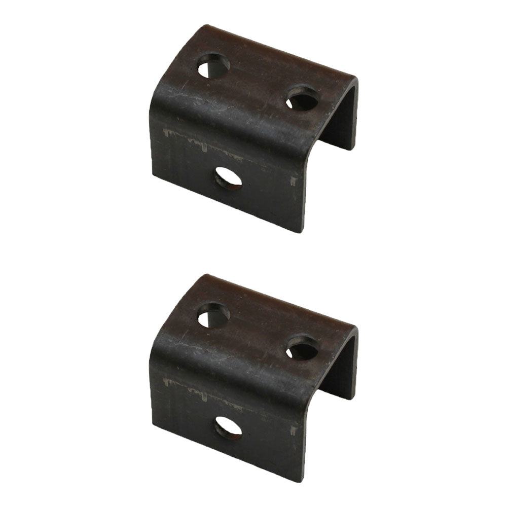 (2) New Replacement Front or Rear Hangers for Double Eye Springs 2-3/8" x 3"