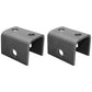 (2) Two Steel Weld-On Hangers for Single Axle Trailer 1-3/4" Leaf Spring Axle
