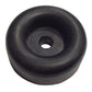 (1) Black Rubber Bumper for Cargo Trailer Rear Ramp Door Stop 2.5" Round 1" Tall