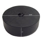 (4) Black Rubber Bumper 2.5" Round Cargo Trailer Ramp Door Stop Boat Dock Guard