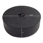 (4 PACK)- Cargo Trailer Ramp Door Stop Guard Black Rubber Bumper 2.5" Round