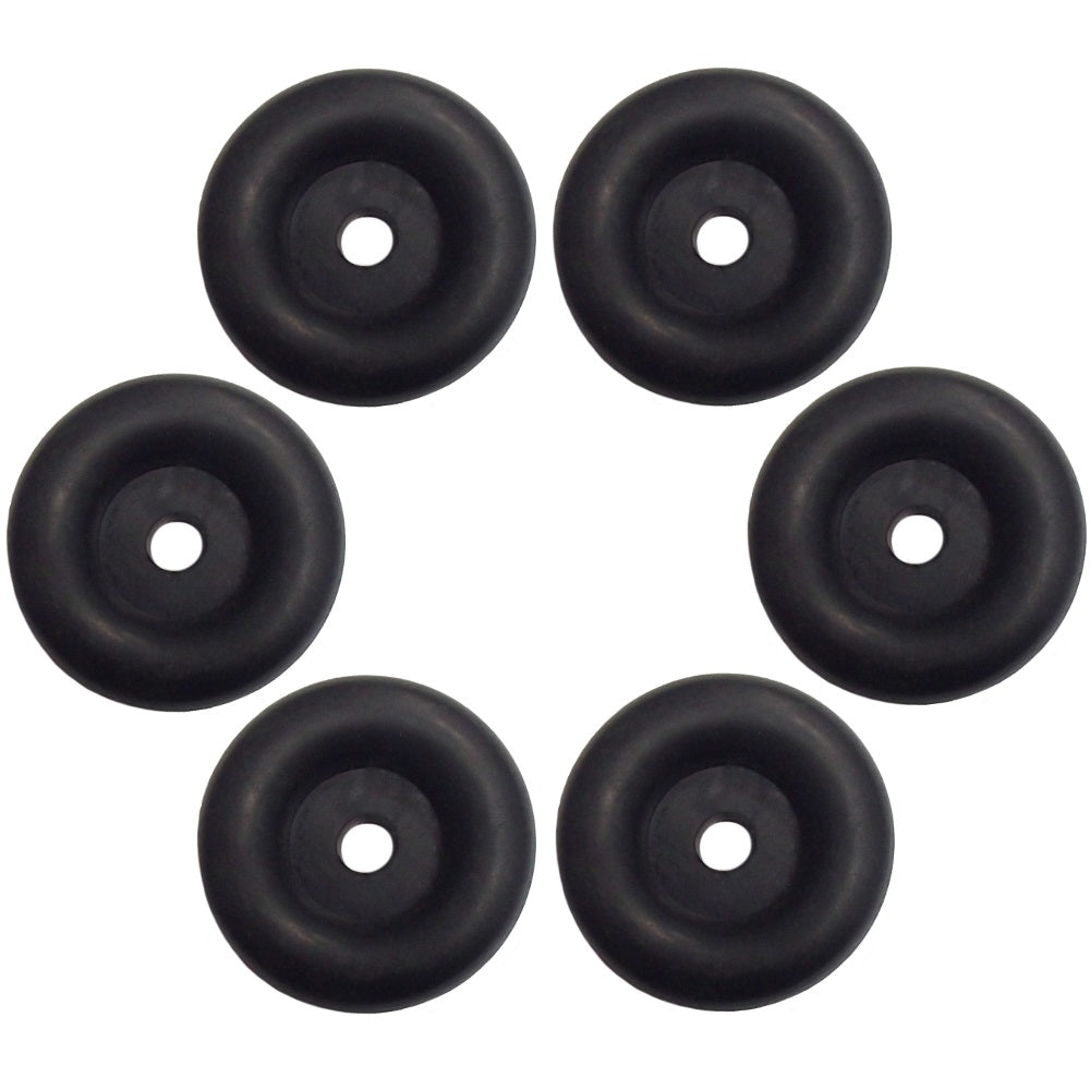 Qty 6: Rubber Door Bumper Fits Universal Products Replaces B1-RUBBERCAP