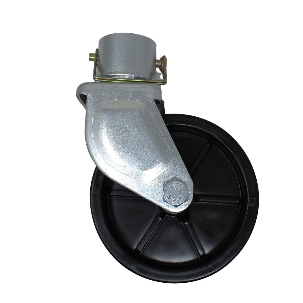 6" Swirl Jack Caster Wheel With Pin for Trailer Boat Hitch Replacement Removable