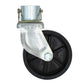 6" Swirl Jack Caster Wheel With Pin for Trailer Boat Hitch Replacement Removable