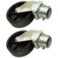 2 Pc 6" Trailer Jack Swivel Caster Wheel with Pin Boat Hitch Replacement