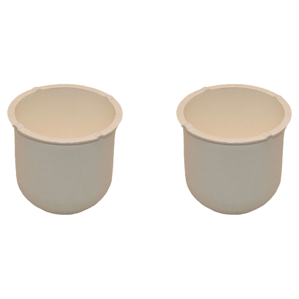 Qty 2: Hub Center Cap (White) Fits Universal Products Replaces MD9004W