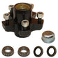Trailer Hub Kit 2000 lbs Axle 5 lug Idler Axle Boat Camper 5 x 4.5" Bolt Circle