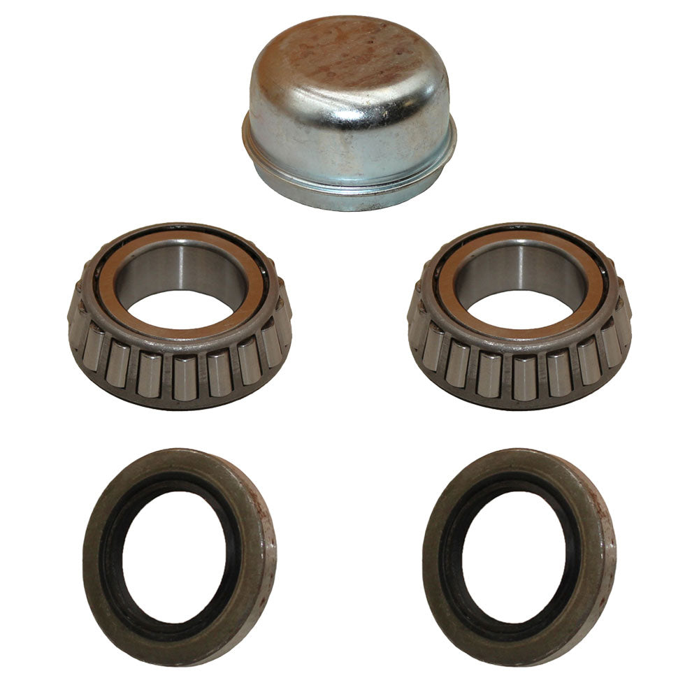 Trailer Hub Kit 2000 lbs Axle 5 lug Idler Axle Boat Camper 5 x 4.5" Bolt Circle