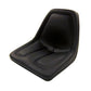 Michigan Style Universal Tractor Seat Fits Kubota Fits Ford Fits Bobcat (Black)