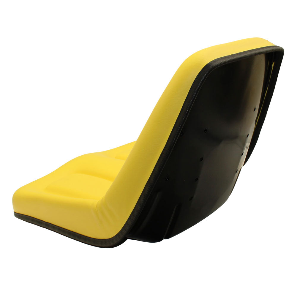 Yellow Michigan Style Lawn Tractor Seat to fit Fits John Deere Fits Kubota Fits