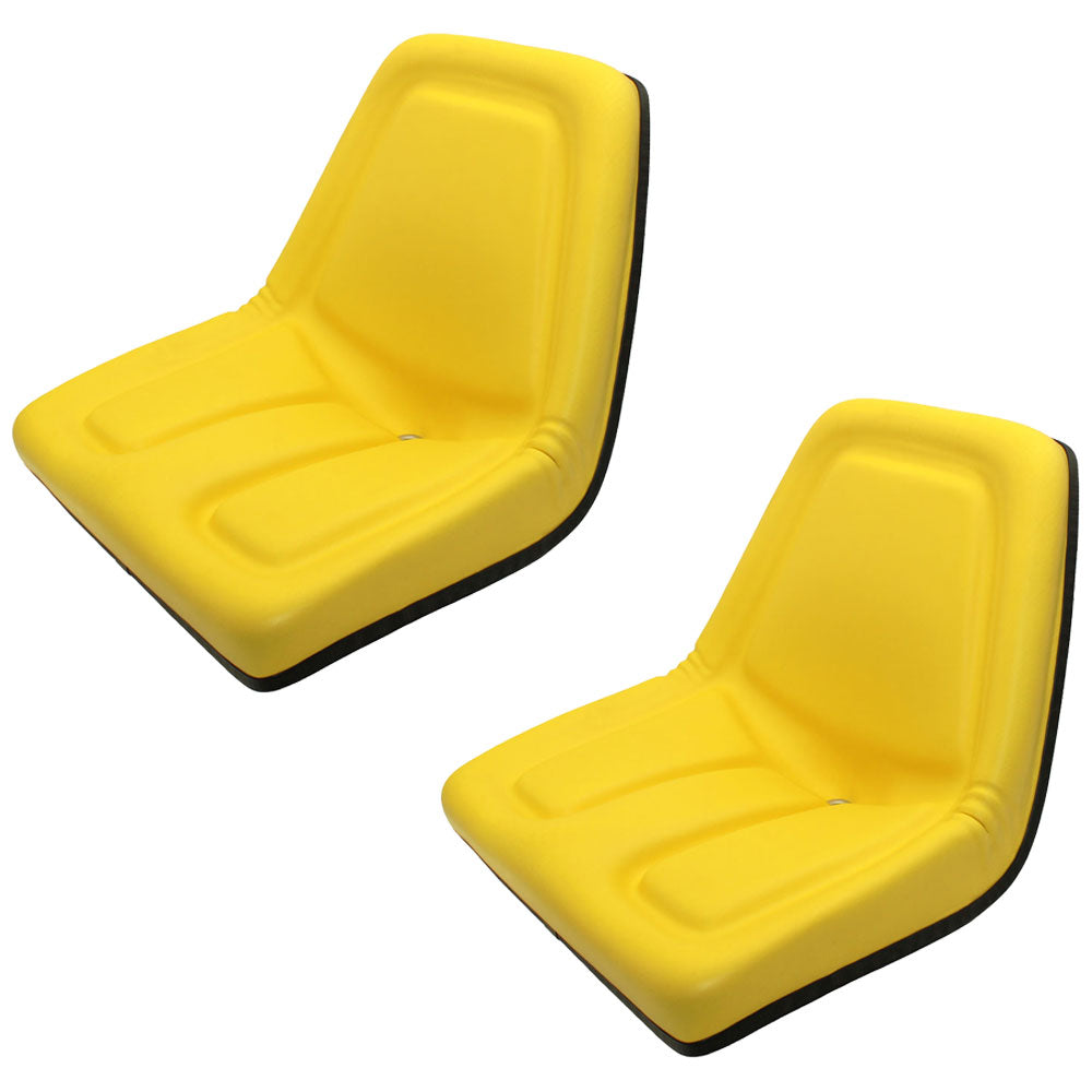 Qty 2: Michigan Style Seat  Fits John Deere Replaces TM333YL