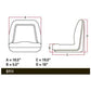 Seat Michigan Style Gray Universal Fit Use Part# TM555GR
