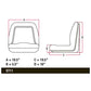 Michigan Style Universal Tractor Seat Fits Case-IH Yanmar White