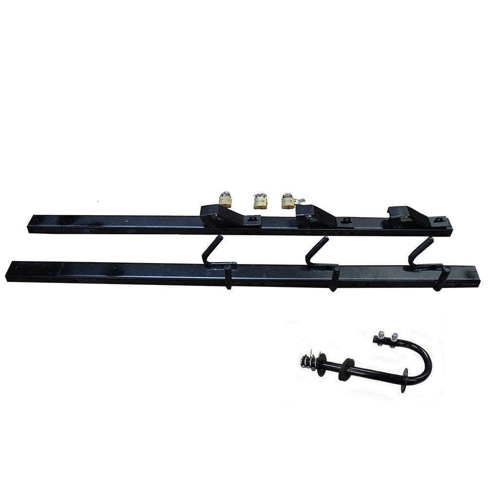 Trimmer Rack Holder Carrier Mount On Pickup Trailer with Lock 1 Set for 3