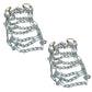 5570 Rotary Set Of 2 20X10X8 Tire Chains 2 Link Spacing