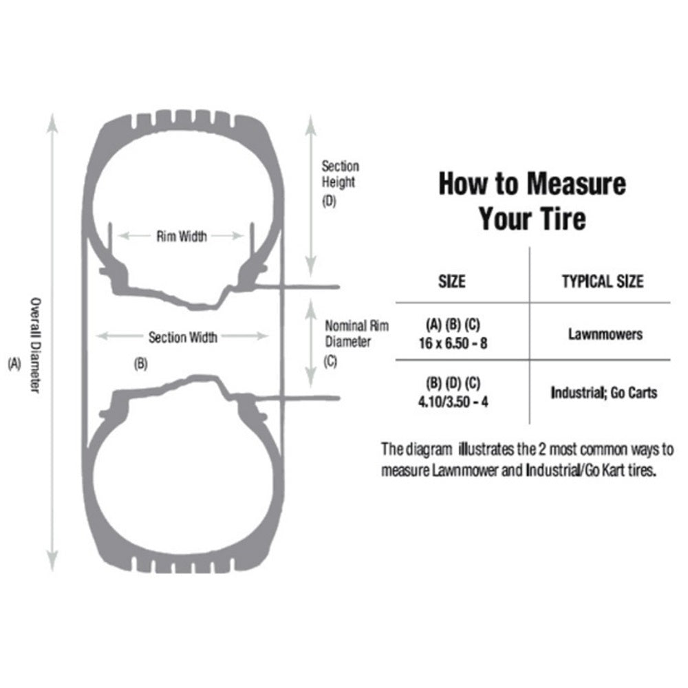 841 Trailer Tire 4-Ply 480 x 12