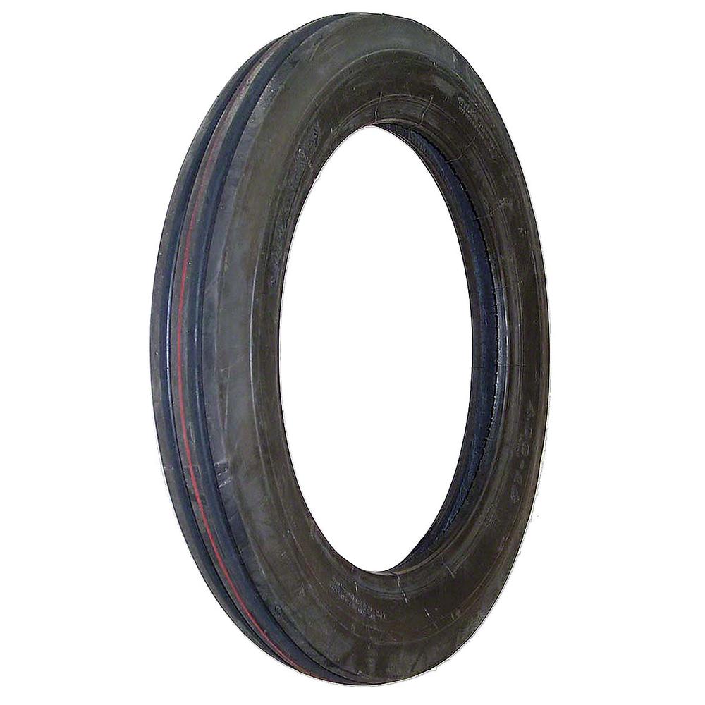 One New 4" X 19" Tire Multi rib 4 ply Fits Ford, Fits International