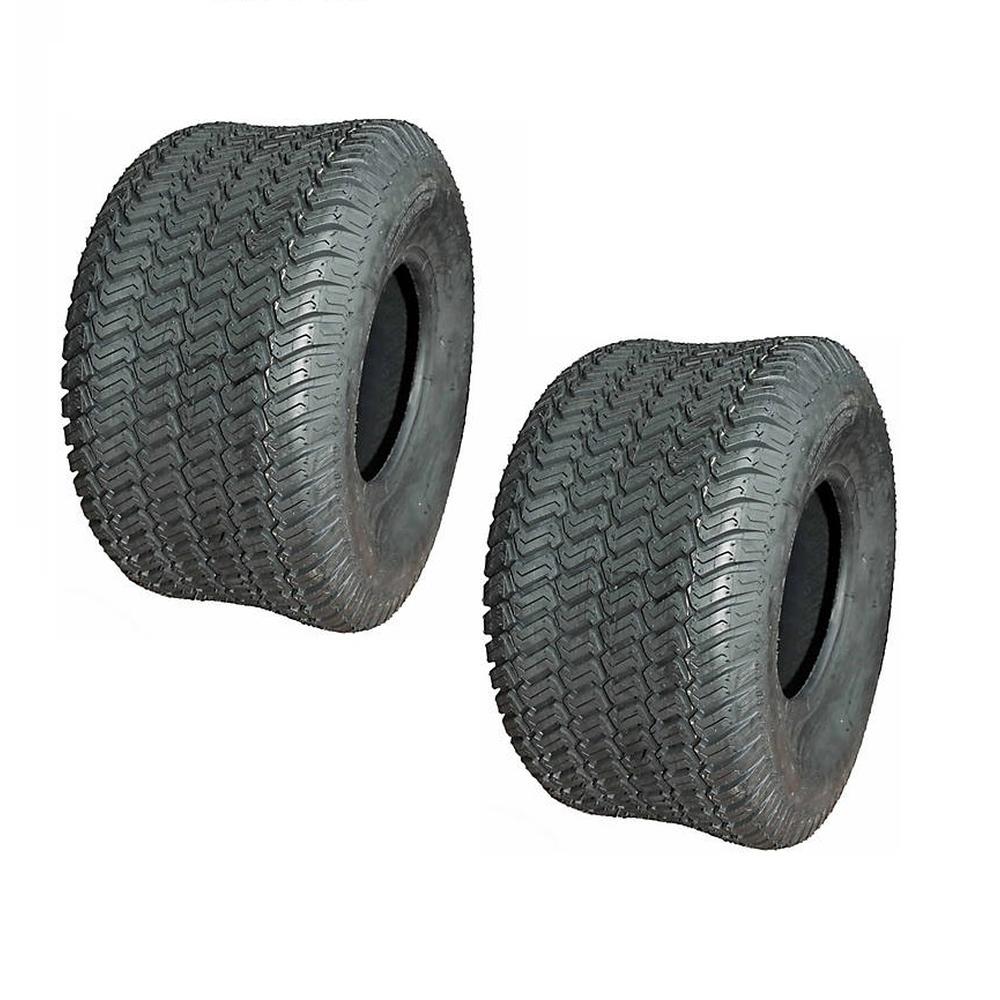2PK 20x10x8 Tire Wheel Lawn Tractor Riding Mower Tubeless 4Ply Fits Craftsman