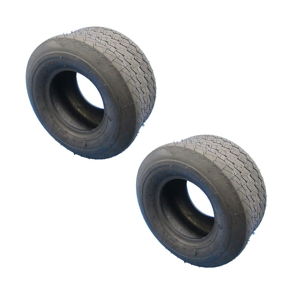 Set of 2 18x8.50-8 Sawtooth Tires fits Club Car Golf Carts