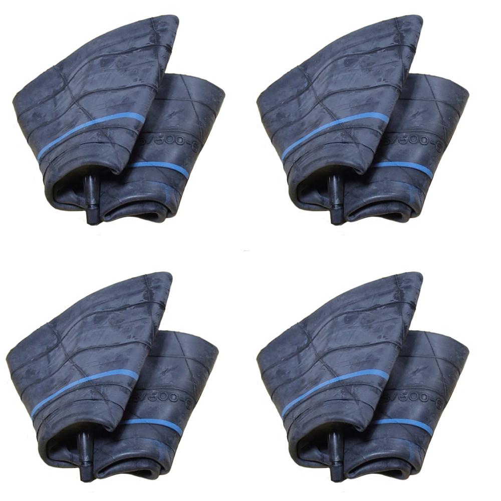 (4) Tire Inner Tubes 15x6-6 15x6x6 15-6-6 15 6 6 TR87 90°Straight Valve Stem (TR