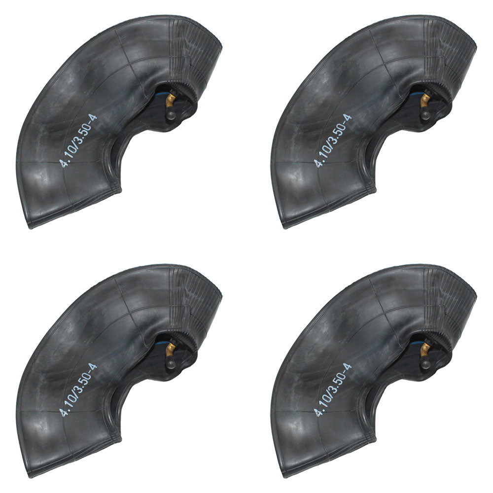 (4) TIRE INNER TUBES 4.10/3.50x4 90° Bent replace Oregon 71-275 Carlisle 320100