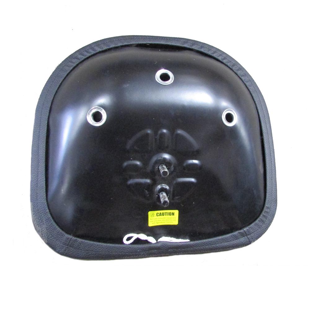 Universal Padded Pan Seat made of Steel & Black Vinyl Leatherette 2 Bolt, 3 Hole