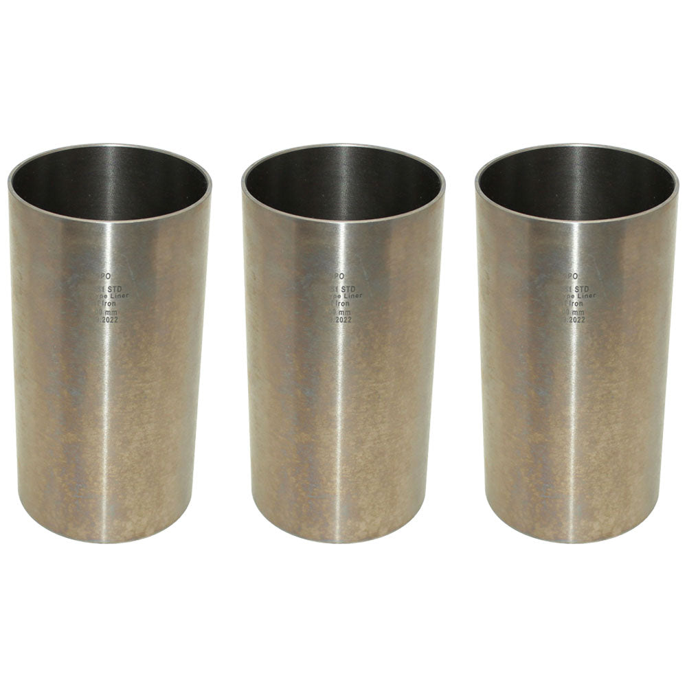 TX10056 Three Semi Finished 95mm Standard Piston Liners For Long Tractor 350 460