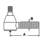 Tie Rod End Fits Allis Chalmers 5040 fits FIAT 4988567 04988567