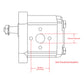 Hydraulic Pump Fits Hesston-Fiat Replaces 1901324