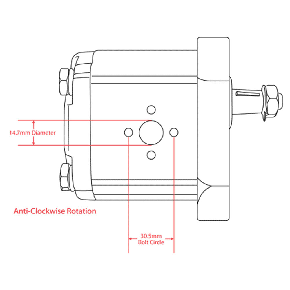Hydraulic Pump Fits Hesston-Fiat Replaces 1901324