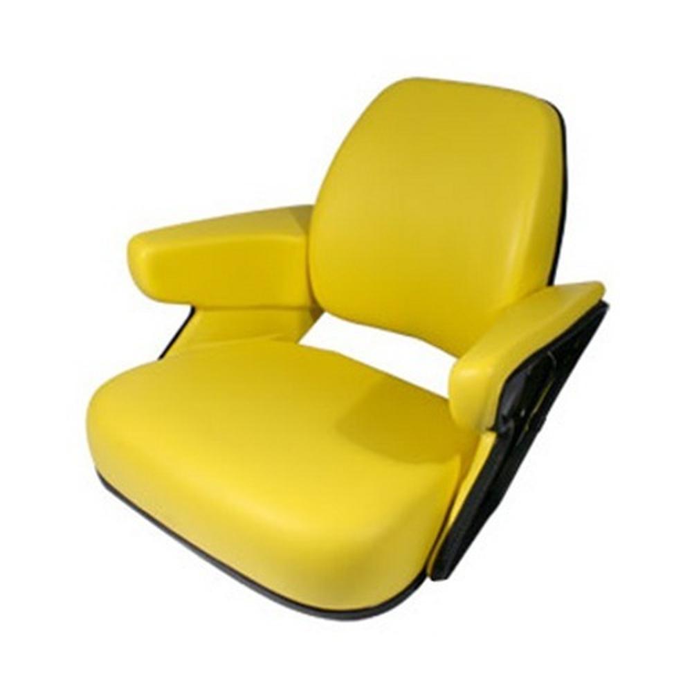 Seat Assembly Vinyl Yellow Fits John Deere 4440 4430 4250 4240 4050 7700 4040