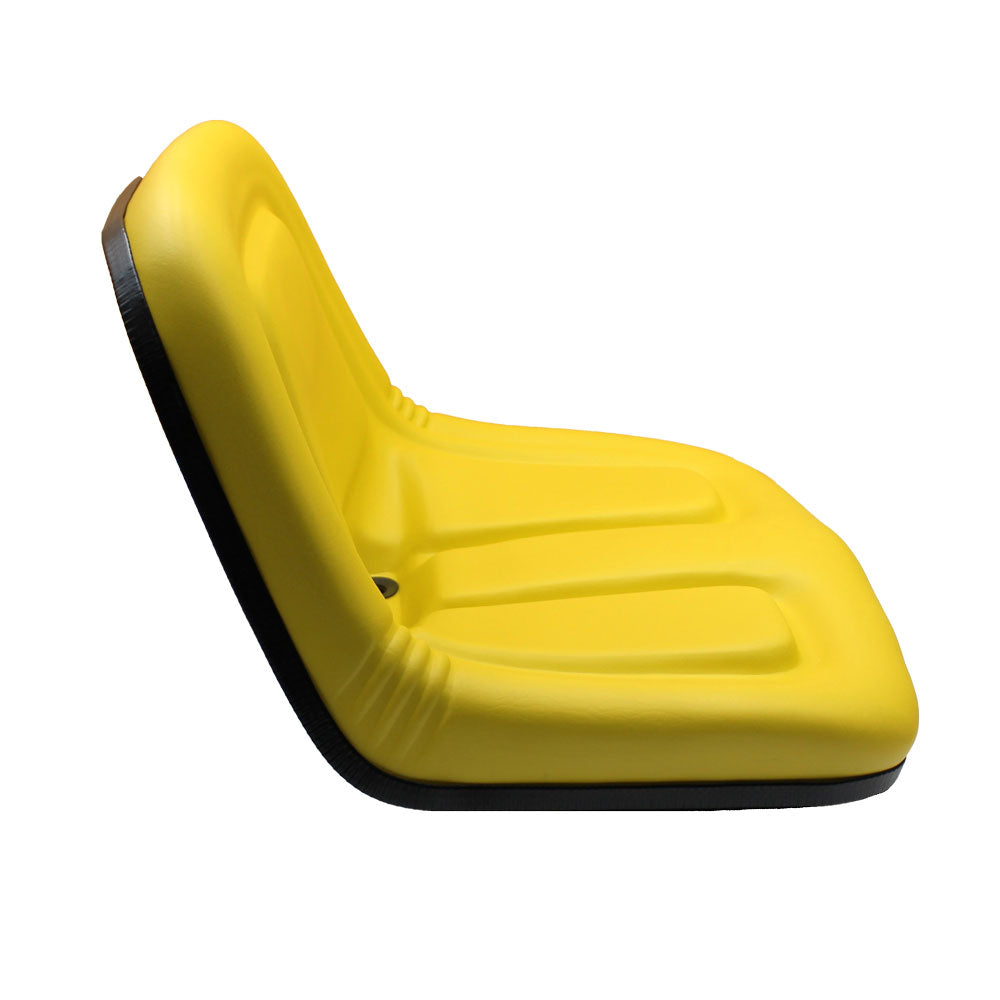 TY15863 Yellow High Back Seat with Drain Holes Fits John Deere 110 160 165 175