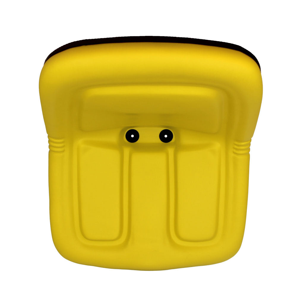 TY15863 Deluxe High-Back Steel Pan Seat Yellow Fits John Deere AMT622 AMT626