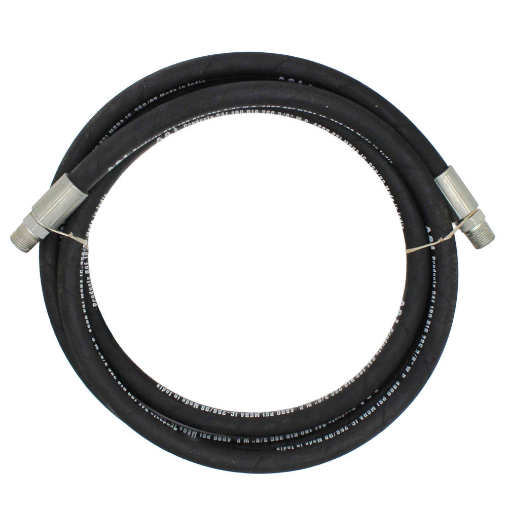PHA2W38108 3/8" Hydraulic Hose Assembly, Rigid x Rigid Male NPT, 108"