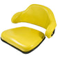 2-pc Yellow Seat Set (Steel with Low Back) Fits John Deere