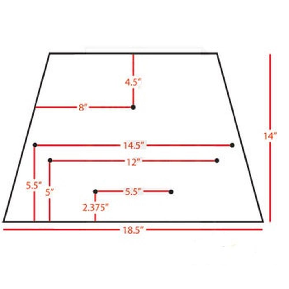 2 Piece Yellow Seat Cushion Set Fits John Deere 310 310A 310B 401 401B 401C 401D