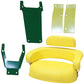 3 Piece Seat Cushion Set w/ SBK400 Brackets Fits John Deere 2520 3020 4020 4320