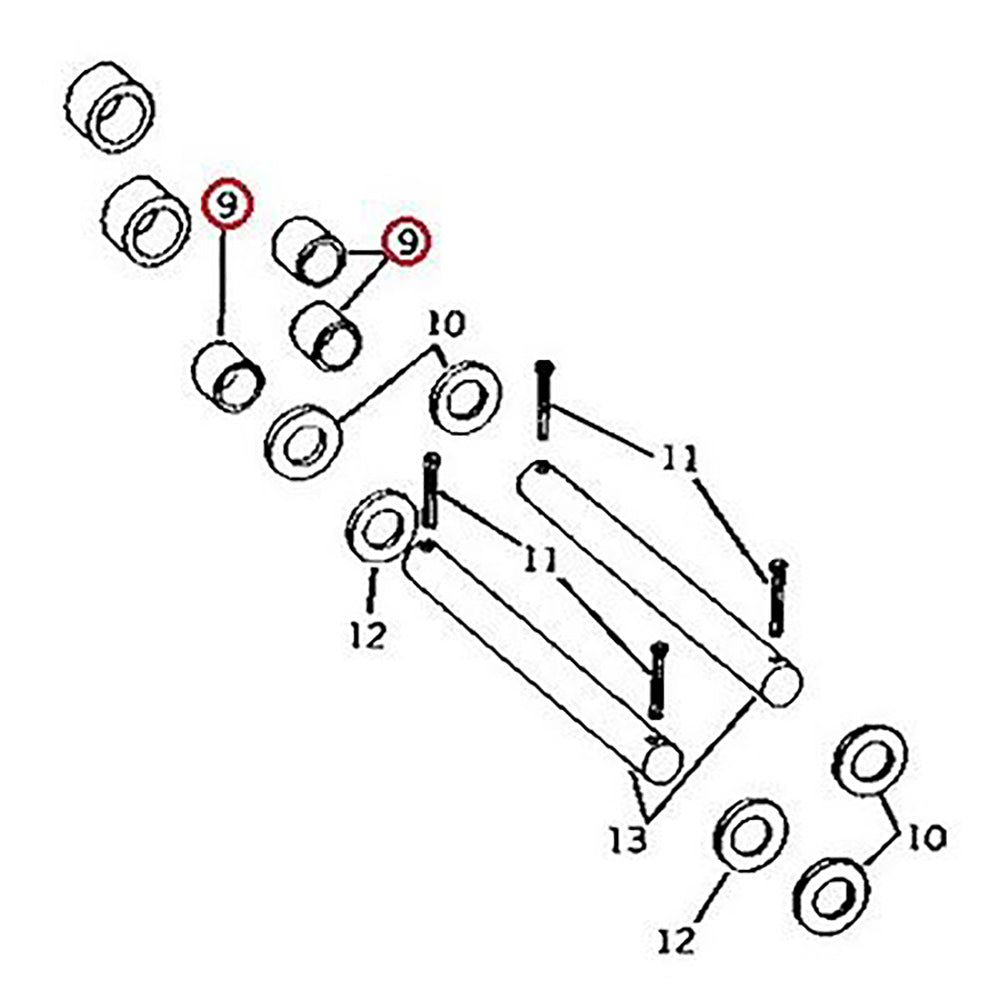 U45351 Fits John Deere 690 690A 690B 690C Bucket Bushing Fits JD Crawler Excavat
