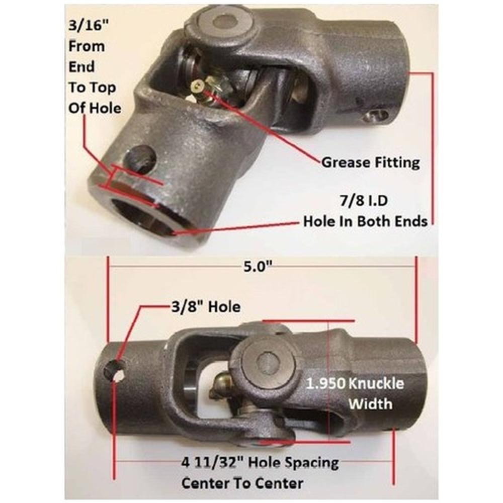 Steering Universal Joint Assembly for CockShutt 20 30 560 570 COOP E2 E3 TO20967