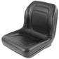 18" Black Vinyl Seat Fits 650,750,850,950,& 1050 Fits John Deere Compact Tractor