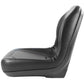 18" Black Vinyl Seat Fits John Deere Replaces AM126149