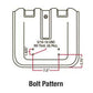 16" Narrow Flip Style Seat Fits Universal Products Replaces BS3000-1H