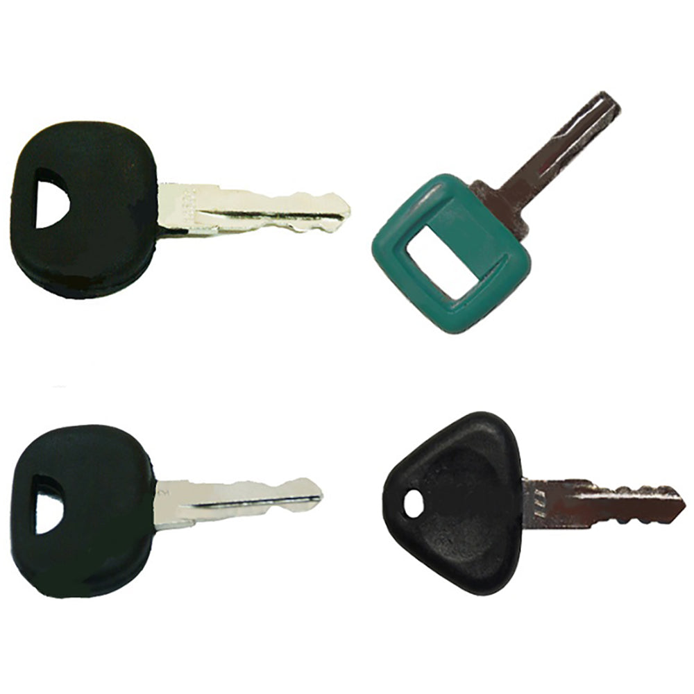 4 Piece Heavy Equipment Key Set Fits Volvo Replaces 11039228