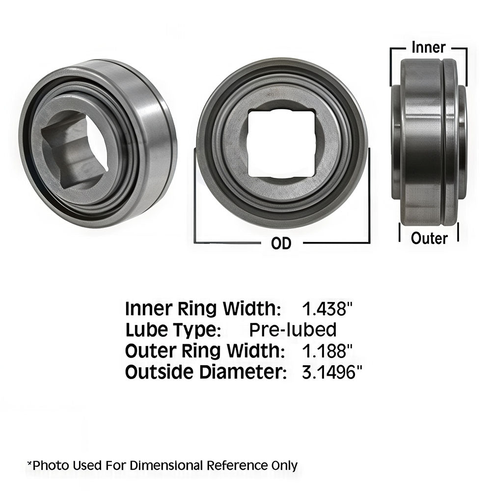 Disc Bearing Fits Universal Products Replaces W208PP8-I