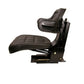 Black Wrap Around Seat with Arms Fits John Deere Replaces TY24764